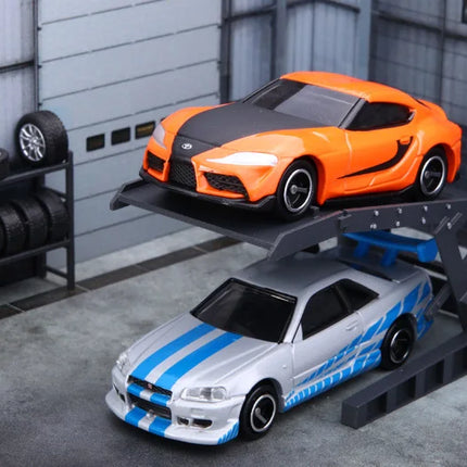 TOMY Supra GTR Alloy Car Diecasts & Toy Vehicles Car Model Miniature Scale Model Car For Children
