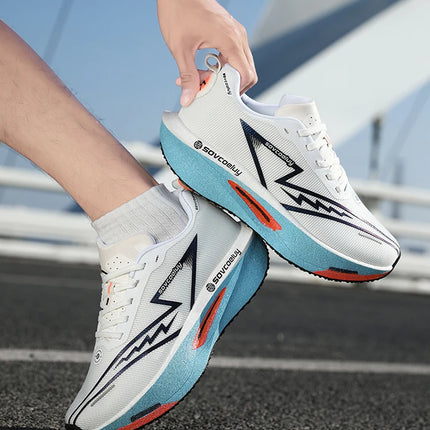 Running Shoes Carbon Board Speciality Marathon Men Sports Breathable Lightweight Women's Comfortable Athletic Nonskid Sneakers