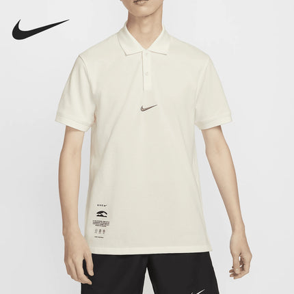Nike Official Genuine Polo Men's Simple Summer Breathable Tennis Collar T-shirt HF6168-133