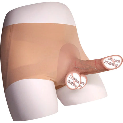 Dildos Strap on Wearable Realistic Dildo Pants for Women Skin Sliding Foreskin G-spot Penis Harness Erotic Panties Adult Sex Toy