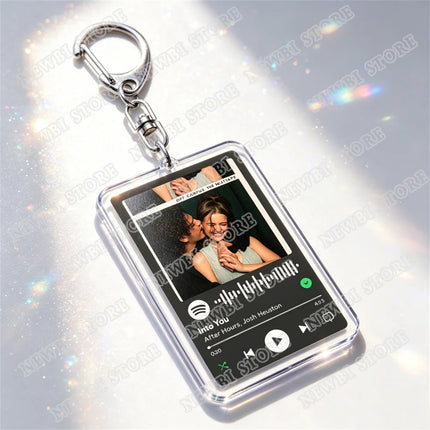 Hot TV Off Campus The Mixtape Keychains Into You U+Ur Hand Music Songs Keyings Jewelry Elle Kennedy Garrett Graham Fans Gifts