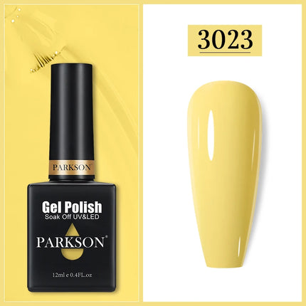 Parkson 12ML Nail Gel Polish HEMA TPO FREE Full Coverage 279 Color Gel Pigment Professional Nail Art Long Lasting Gel Varnish