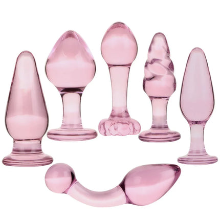 Large Crystal Butt Plug Vagina Ball Big Pyrex Glass Anal Dildo Bead Adult Sex Toys for Women Men Gay Masturbator