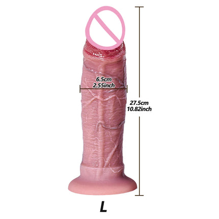 Thick Dildo Man Dick Vagina Massager Adult Women Lesbian Sex Toy Soft Silicone Penis StrapOn With Suction CupFemale Masturbation