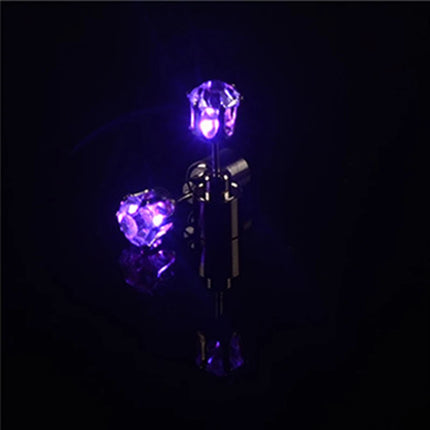 1/5Pair LED Earring Bar Club Glowing Earring Girl Women Ear Accessories Light Up Bling Ear Stud Gogo Dance Fashion Jewelry