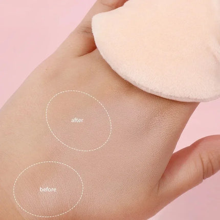 Short-pile Triangle Velvet Powder Puff Face Make Up Eyes Contouring Shadow Cosmetic Washable Mini Velvet Foundation Puffs Women