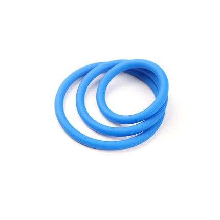 3Pcs Cock Ring Sex Toys For Men Delay Ejaculation Silicone Penis Ring Enlarge Enhance Erection Adult Supplies Remove Foreskin