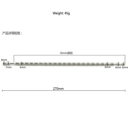 Massage Wand Urethral Sound Dilators Stimulation Catheter Beads  Penis Plug Insert Male Masturbator Horse Eye Sticks BDSM Penis