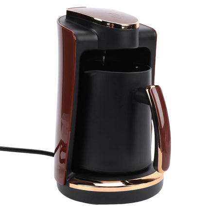 110V Turkish Coffee Maker 550W 250ML Single Cup Electric Turkish Greek Coffee Machine with Cup for Home Hot Beverage Brewing