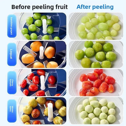 Electric Automatic Grape Peeling Machine Smart Home & Commercial Use Fruit Vegetable Peeler Efficient Kitchen Tool