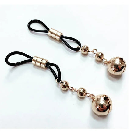Metal Nipple Clamps Chest Clitoris Stimulation SM Restraint Small Bell Breast Clips BDSM Sex Toys Women