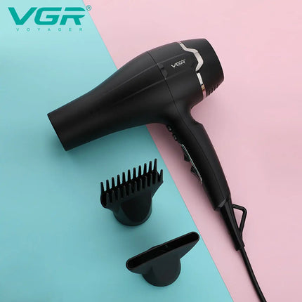 VGR professional multi gear adjustable hair dryer hair salon household high-power distributed air nozzle cold hair dryer V-450