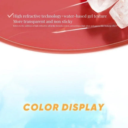 Judydoll Lip Glaze Mirror Shine Watery Lipstick Non-Stick Cup Long Lasting Moisturising Lip Tint Waterproof Makeup Cosmetics