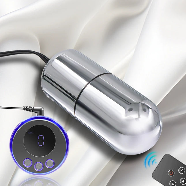 Electric Shock Butt Plug Dildo Metal Anal Plug Woman G-spot Massager Masturbation Vaginal Stimulation Exotic Accessories Sex Toys