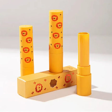 10/30/50/100PCS  Empty Lipstick Tubes Direct- filling Cute Cartoon Pattern DIY Empty Round Lip Balm Tube Packaging For Children