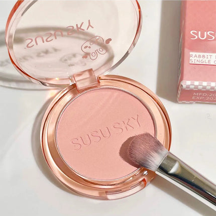SUSU SKY Rabbit Monochrome Blush Matte Matte Long-lasting Color Not Easy to Fly Whitening Rouge