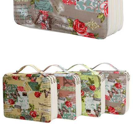 72/120/168/200 Slots School Pencil Cae for Girls Stationery Box Organizer Large Capacity Pencilcase Kawaii Pen Bag Office Pouch