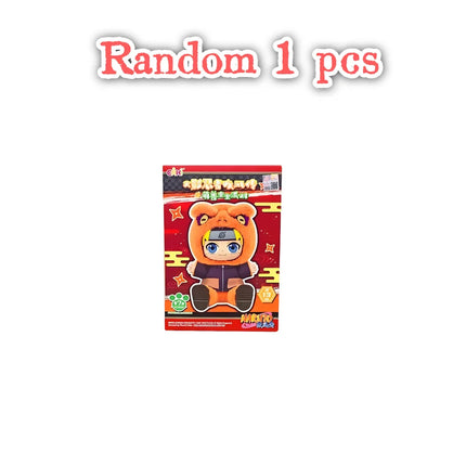 Original TOPTOY EAKI Naruto Cute Beast Party Series 2 Trendy Blind Box Toys Collectible Kawaii Plush Doll Hanging Ornament Gift