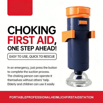 Auto Heimlich First Aid Choking Rescue Device CPR Choking Artificial Emergency Home Rescue Device Adult Children Asphyxia