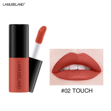 12 Colors Mini Liquid Matte Lipsticks Set Waterproof Non-stick Cup Long Lasting Velvet Lip Gloss Cosmetics Make Up Lip Glaze