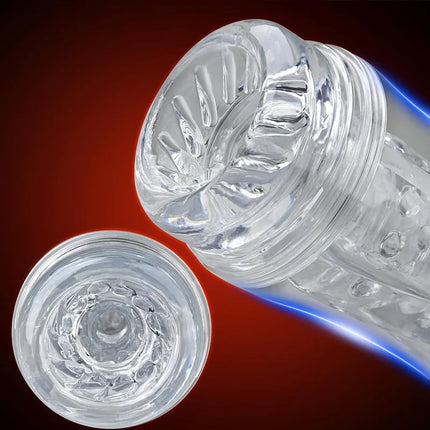 Male Masturbator Cup Realistic Adult  Soft Pussy Transparent Vagina Artificial 3D Manual Pocket Pussy Adult Sexy Sex Toy For Men
