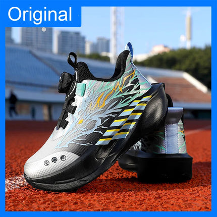Children Sports Shoes Light Comfort Soft Wear-resistant Mesh Summer Outdoor Running Shoes New Thick Soled Damping Sneakers