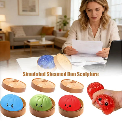 New Squishy Dumpling Toy Squeeze Toy Stress Relief Ornament Food Shape Slow Rebound Squishy Fidget Fun Gifts 2026