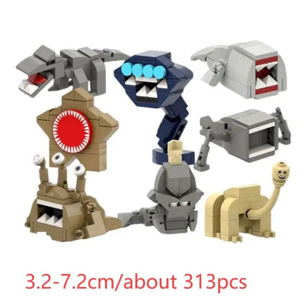 2026 New Subnautica Building Blocks Bloop Sea Monster El Gran Maja The Sea Eater Chost Leviathan Subnautica Bricks Toy Fans Gift