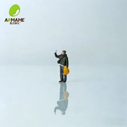 AFA 1/64 Scale Miniature Resin Figures Model Props Street Fashion People Diorama Scenery Accessories for Matchbox Tomica Diecast