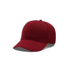 burgundy / printed logo / adult
