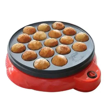 220V EU/AU/UK Chibi Maruko Baking Machine Household Electric Takoyaki Maker Octopus Balls Grill Pan Professional Cooking Tools