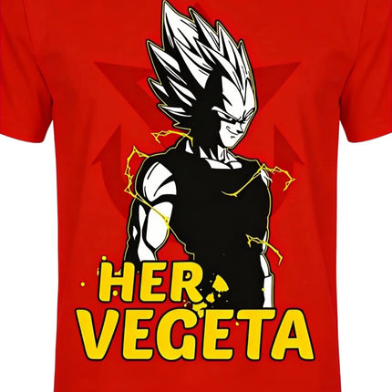 2026 Summer Dragon Ball Retro Anime T-Shirt Couple Outfit Vegeta Bulma Casual Loose Sports Tee Her Vegeta His Bulma Y2K Style