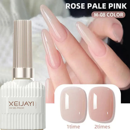 XEIJAYI 1pc 15ml 0.51oz Russian Matte Rubber Top Coat Gel Polish Seal Neon Art Design Matte Base Coat Gel Popular Manicure Gel *