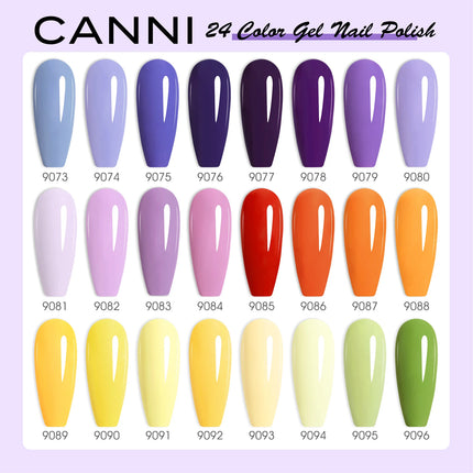 CC8 New Kit CANNI 9ML Nail Gel Polish HEMA/TPO FREE 30pcs Color Gel Pigment Professional Long Wear Top Coat Gel Varnish Set