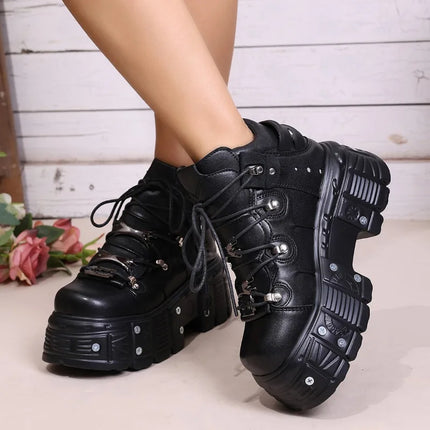 2025 New Daddy Shoes Platform Women's Personality Casual Sneakers