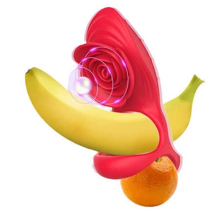 Rose Lock Ring Vibrator for Men,delayed Ring for Masturbation,stimulating Penis and Prolonging Orgasm,adult Products for Couples