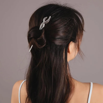 Vintage Metal Hairpins French Hair Pin Buns Trendy Hair Accessories for Women Girls