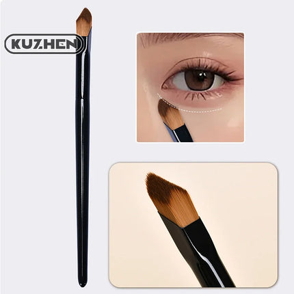 Angled Highlighter Brush Face Contour Foundation Concealer Brush Slope Shape Synthetic Hair Foundation Fingertip Makeup Brush