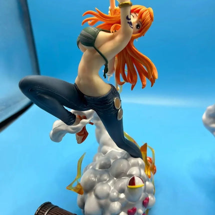 In stock 30cm One Piece Anime Figure Nami Action Figurine Hentai Pvc Statue Model Room Collection Decoration Toys Ornaments Gift