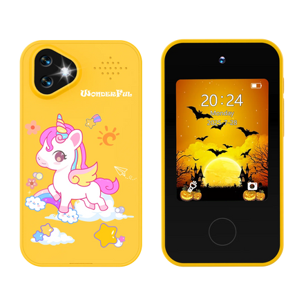 Kids Smart Phone Toy Dual Camera 1080P HD Educational Game Music Player Safe Mode Early Learning Toy Birthday Gift For Boys Girl