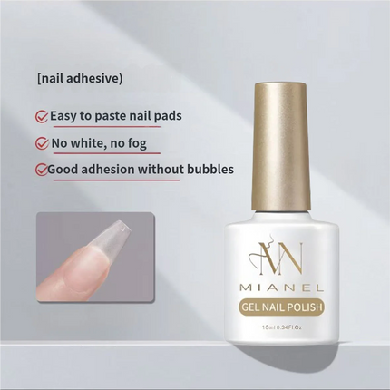 MIANEL 10ml Clear Building Nail Gel Nail Polish For Strengthener Gel Extension Gel Base Coat Soak Off UV LED Gel Nails