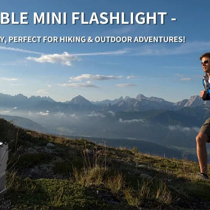 Mini USB Rechargeable LED Flashlight Portable Tail Magnet Flashlights Super Bright Camping Lantern Side COB Emergency Light