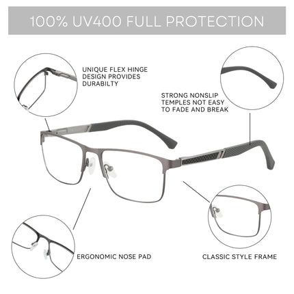 BLUEMOKY High Quality Carbon Fiber Prescription Glasses Fashion Square Progressive/Myopia/Hyperopia Optical Eyeglasses For Men