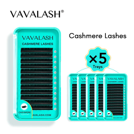 VAVALASH Wholesale 5trays/set Cashmere Eyelashes Natural Volume Lashes  Classic Eyelash Extension Supplier