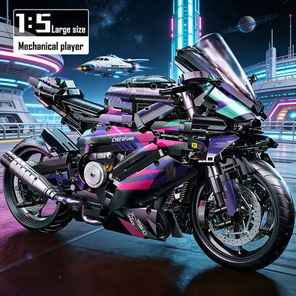 Cyberpunk Moto Blocks / Moto Cyberpunk Blocs