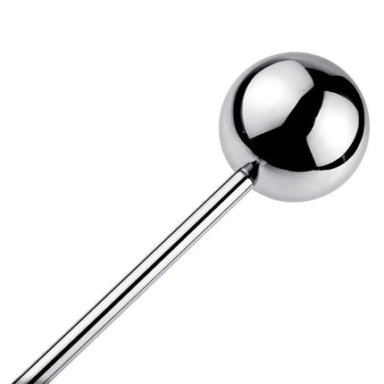 Metal hand-held ball anus plug, anal dilator anus toy, suitable for men and women, adult sex toy