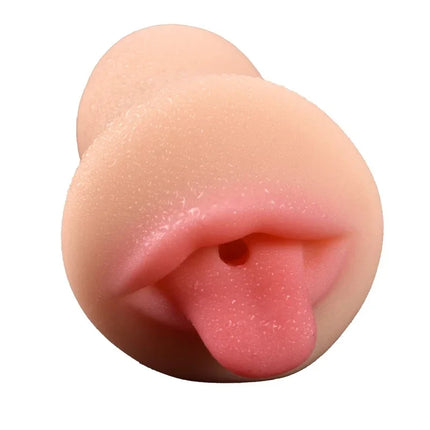 Oral Male Masturbator Masturbation Soft Stick Deep Throat Artificial Blowjob Realistic Vagina Sexy Pocket Pussy Sex Toys For Men