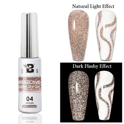 AWStorG 5ML Super Silver Metallic Gel Nail Polish Metal Effect Painting Gel Chromes Varnis Semi Permanent for Nail DIY