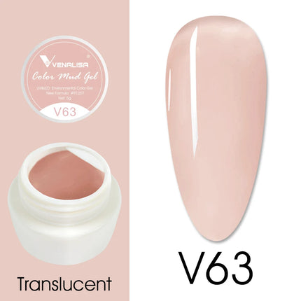 VENALISA Color Mud Gel Pure DIY Nail Art Design UV Gel Polish Professional Manicure Varnishes for Quality Artistry