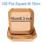 100Pcs Square M6.3in